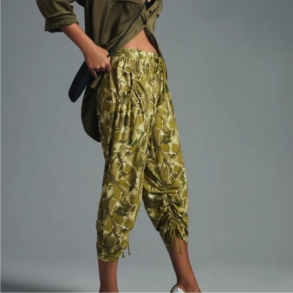 NWT Anthropologie Daily Ritual Arid Crop Pants Size XXS - Picture 2 of 14